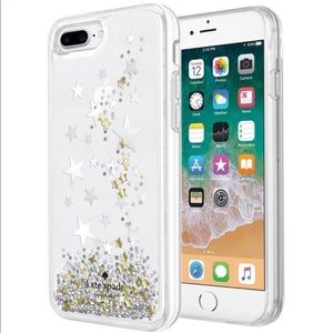 kate spade star liquid glitter iphone 7 plus case